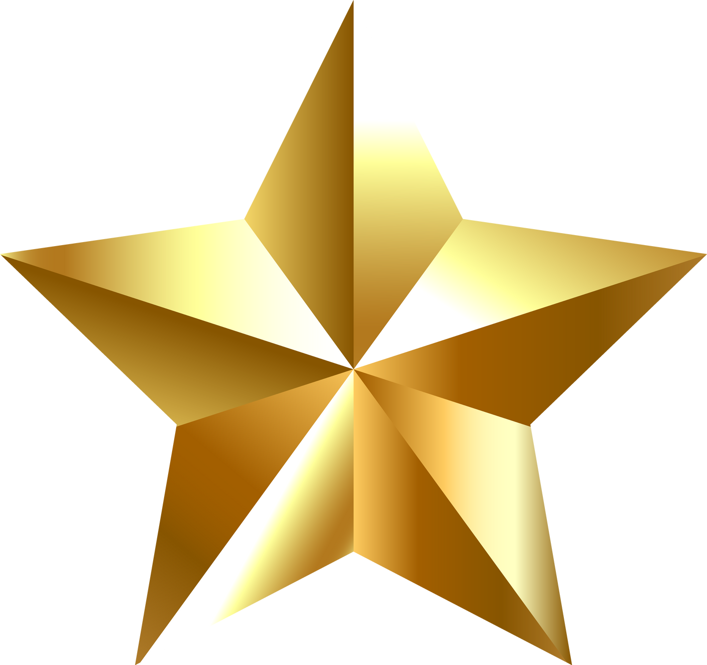 Gold Star Illustration